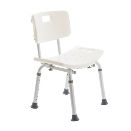 Silver Spring Slip-Resistant Shower Chair with Backrest