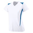 thumbnail image 2 of Augusta 1055A Ladies Premier Jersey - White & Royal, Small, 2 of 2