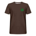 thumbnail image 3 of Iugvhana Men's Graphic Tees Crew Neck T Shirts Short Sleeve T-Shirts Big and Tall Loose Fit Casual Summer Streetwear Brown XXXXL, 3 of 3
