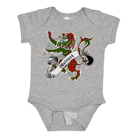 

Inktastic Stewart Tartan Lion Gift Baby Boy or Baby Girl Bodysuit