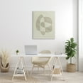 thumbnail image 2 of Stupell Indtries Round Contrasting Shape Abstraction Beige Tan Arrangement,30 x 40,Design by Emma Caroline&nbsp;, 2 of 6