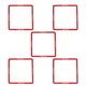 thumbnail image 2 of Agility Rings, Agility Training Rings Improves Acceleration Quadrilateral Improve Core Skills 5 Pcs For Basketball Football ANGGREK Otros, 2 of 8