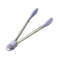 thumbnail image 3 of Msgweeeg Silicone Stainless Steel 11-Inch Food Tongs for Baking Cooking Durable Non-Stick Utensils Heat-Resistant Professional Serving Kitchen Tools Easy Grip Essential Food Prep Accessory, 3 of 7