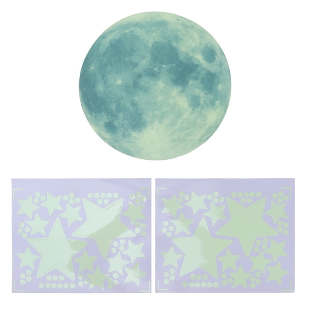 Etiqueta de la pared fluorescente Jadeshay etiqueta luminosa de PVC 22 cm 3 x etiqueta de pared