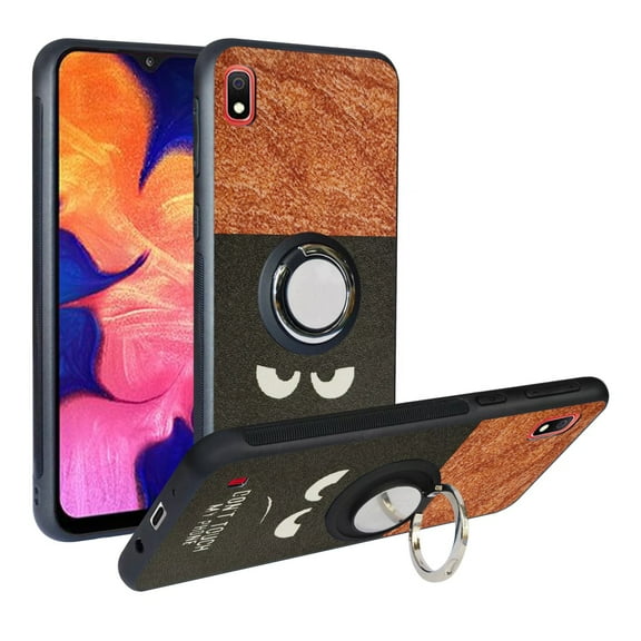 Labanema Samsung Galaxy A10 2019 /A105 Case with 360 Degree Rotating Ring Stand, Support Magnetic Car Mount, Protective Cover for Samsung Galaxy A10 2019 /A105 (Big Eyes)