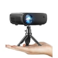 thumbnail image 1 of WiFi Projector for iPhone, ELEPHAS 2024 Upgraded Mini Projector with Tripod & Carry Bag, Full HD 1080P Supported, 200" Display Portable Projector, Compatible with iOS/Android/Windows/TV Stick/HDMI/USB, 1 of 5