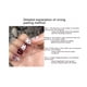 thumbnail image 4 of 90 piezas de 5 hojas de pegatinas de uñas de envoltura completa, tiras de esmalte de uñas, pegatinas degradadas, autoadhesivas con purpurina, tiras de calcomanías de arte DIY (estilo clásico, 4 of 5