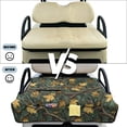 thumbnail image 6 of COEQINE Golf Cart Seat Covers/Seat Towel Fit for EZGO Yamaha Club Car, Lightweight Seat Cushions Accessories Compact Bag-Style Folding, 51.2x30.3 Inch, Camo Hunting Forest Yellow Green, 6 of 8