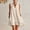 Beige, variant on FengLS Womens Summer Dresses Casual Loose Sleeveless Short Dresses Fashion Flowy Ruffled Hem Mini Dresses Solid Color A-Line Beach Sundresses