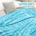 thumbnail image 6 of 8 Year Old Girl Birthday Gift, 8th Girls Boys Birthday Decorations Blanket, 8th Birthday Gift Ideas for Daughter Granddaughter Son Grandson, Soft Cozy Flannel Throw Blanket for Bed Sofa Christmas, 6 of 6