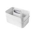 thumbnail image 1 of Set de 2 Canastas Organizadoras Apilables Grandes AGBOX Blancas, 1 of 5