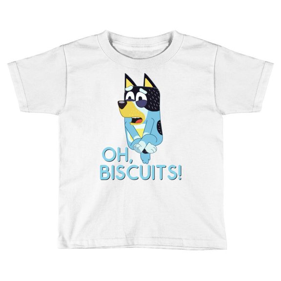 Oh, Biscuits! Toddler T Shirt Bingo Shirt, Gift For Him, Cute Bluey Shirt TODDLER SHORT SLEEVE TEE BELLA CANVAS 3001T