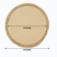 "Efavormart 4 Pack 15"" Rustic Style Cotton Woven Braided Burlap Jute ...