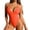Red, variant on Women One Piece Swimsuits European High Cut Solid Color Swimsuit for Women Backless Suspender Tight Fitting Swimsuit Black,M