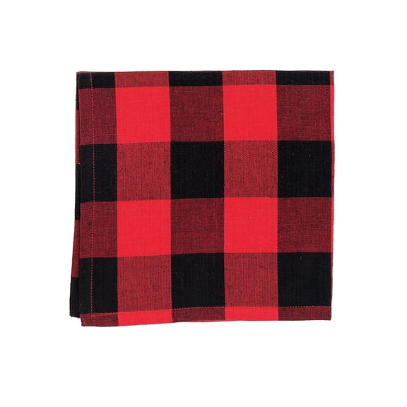 Franklin Black/Red Napkin