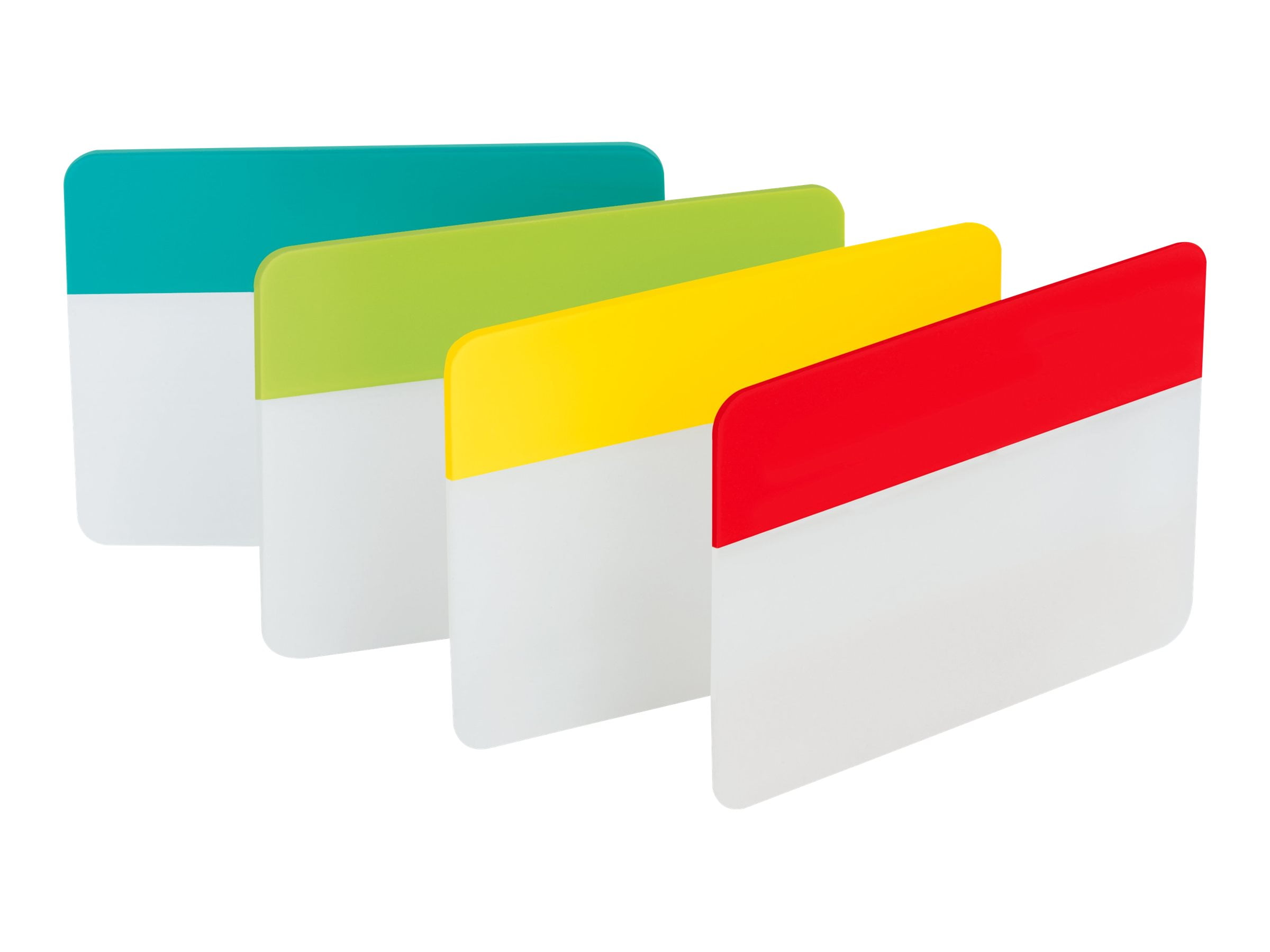 Post-it® Tabs 686-ALYR, Assorted Primary Colours, 2 in x 1.5 in (50.8 mm x 38.1 mm), 24/Pack, POST IT PI TAB  ASST 24PK