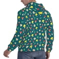 thumbnail image 6 of Fotbe Men's Hoodie with Mushrooms Pattern - Kangaroo Pocket Pullover Hooded Sweatshirt, Perfect for Daily Wear, Travel, and Home-X-Large, 6 of 7