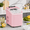 Pink, variant on LIFERECORD Portable Ice Maker Countertop with Handle, 6 Mins for 9 Bullet Ice, 26lbs/24H, Self-Cleaning Compact Ice Machine for Home, Kitchen, Camping & Parties, White