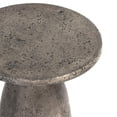thumbnail image 2 of Pemberly Row 16" Concrete Stone Outdoor Accent Table in Dark Gray, 2 of 4