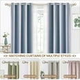 thumbnail image 4 of Double Curtain Rod 72 to 144 Inches(6-12 Feet) Champagne Gold Curtain Rods for Windows 66 to 120 Inches, 7/8 Inch Heavy Duty Drapery Rod with Crackle Glass Finials, 4 of 8