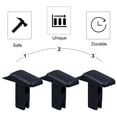 thumbnail image 3 of AURARMLET 8Pcs Extension Ladder Replacement Part Black Aluminum Alloy for Maintenance Tasks, 3 of 8