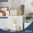 thumbnail image 6 of Blanket Ladder for The Living Room and Bedroom, 5-Tier Wall Leaning Rustic Decorative Farmhouse Blanket Rack, Quilt Rack, Ladder Shelf, Easy Assembly, White Wash, 6 of 8