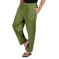 thumbnail image 3 of Inkmeso Solid Casual Bottom For Men's Lightweight Cotton Track Pants For Sleep/Workout Pajamas, 3 of 7