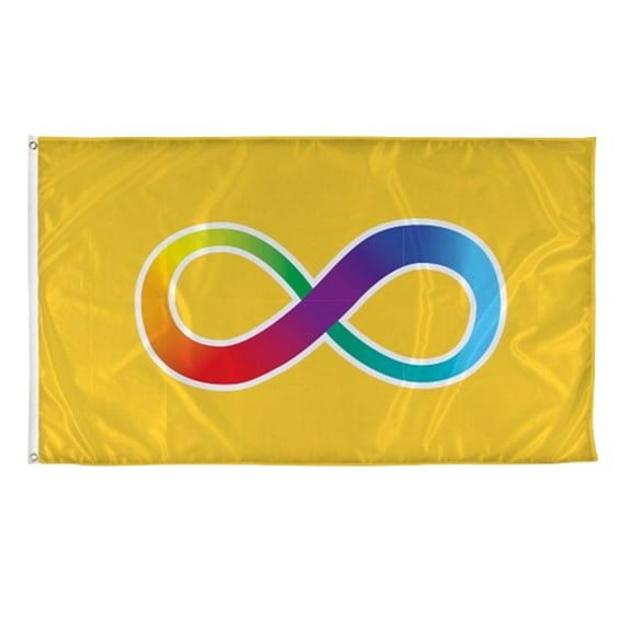Vispronet 3ft x 5ft Autism Pride Flag – Polyester Material, Printed in the USA, Flag Only