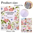 thumbnail image 2 of Composition Notebooks, Wide Ruled Composition Book, Marble Composition Notebooks for Note Taking, Hard Cover, Sewn Binding, Classroom Must Haves, Office Supplies, 2 of 5