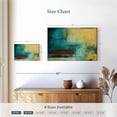 thumbnail image 4 of Elephant Stock Distant Limit Wall Art - Horizontal Canvas Wall Art - Living Room Wall Decor - Abstract Canvas - Turquoise And Teal Decor By Erin Ashley - 12" x 8", 4 of 8