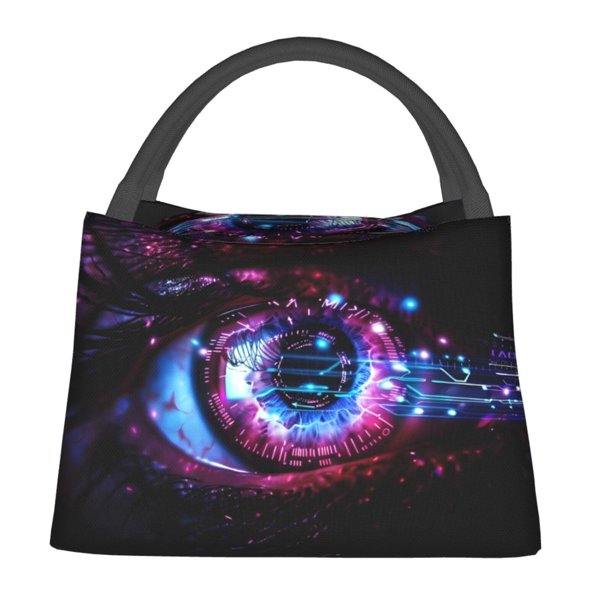 Fotbe v Bolsa Térmica Portátil con Estampado, Bolsa de Entrega de Alimentos Aislada, Bolsa Reutilizable de Gran Capacidad para Comidas y Supermercado