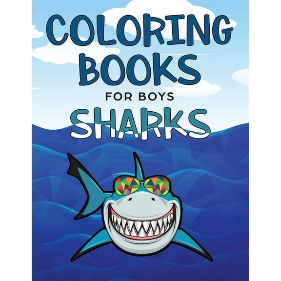 Shark Coloring Book, (Paperback)
