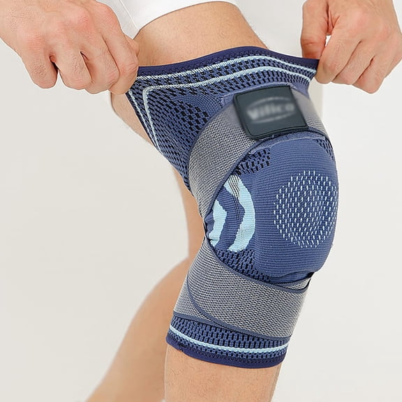 Knee Brace Support Straps Knee Compression Sleeves for Men & Women Meniscus Tear Arthritis Sports Joint Pain Relief,AB160-NB,L
