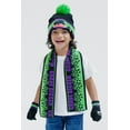 thumbnail image 2 of Monster Jam Grave Digger Beanie Scarf and Gloves 3 Piece Winter Accessory Set Newborn to One Size, 2 of 5