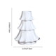 thumbnail image 3 of xihome Portavelas de cristal con forma de rbol de Navidad para velas de aromaterapia de 7,2 cm (2,83 pulgadas). Ideal como centro de mesa navideño o decoracin para la repisa de la chimenea., 3 of 6