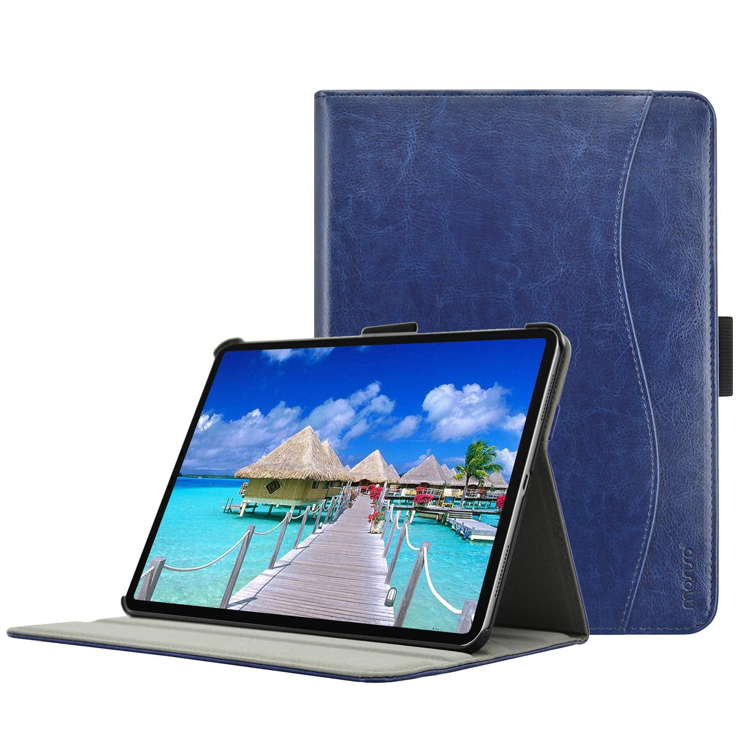 iPad Air 3 10.5 2019 Rouge Surface Go 2018 MOSISO Tablette Housse Compatible avec 9.7-11 Pouces iPad Pro Sleeve Polyester Verticale Hydrofuge Sac avec Poche Accessoires iPad 1/2/3/4 