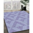 thumbnail image 2 of Ahgly Company Indoor Rectangle Patterned Medium Slate Blue Area Rugs, 6' x 9', 2 of 6
