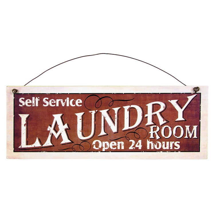 Self Service Laundry Sign Set of 3
