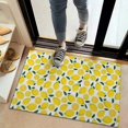 thumbnail image 2 of Yellow Lemon Fruit Slices White Pattern Door Rugs,Washable Non Slip Door Mats Indoor,Decorative Door Mats,Entry Mat Indoor for Entrance,Bedroom,Kitchen,Bathroom,20"x32", 2 of 6