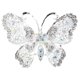 thumbnail image 1 of Rhinestones Butterflies Brooch Wedding Bouquet Dress Ornament Clothing Decor, 1 of 2