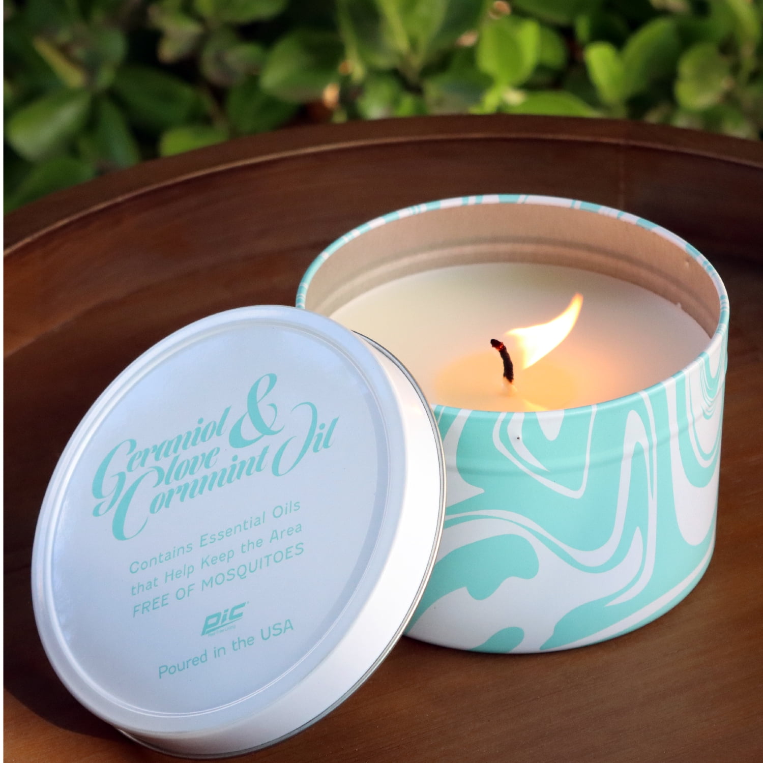 Pic Corporation Mosquito Repellent Candle With 30 Hours Burn Time Summer Scent 4 Pack