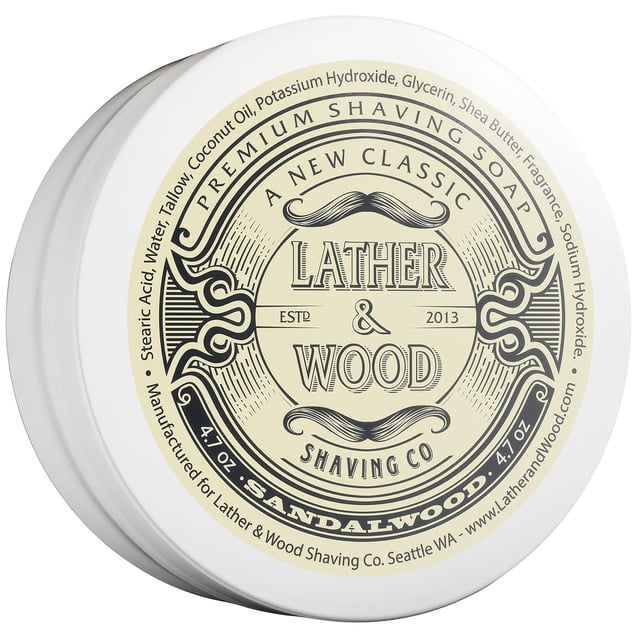 Jabón de afeitar Father & Wood Sandalwood 135 ml Tallow Luxury