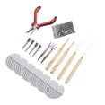 thumbnail image 1 of Kit De Herramientas De Extensión De Cabello, Micro Enlaces De Silicona, Juego Completo De Herramientas Microlink Profesional Con Hojas De Aislamiento Térmico Para Todos Los, 1 of 7