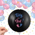 thumbnail image 4 of Gender Reveal Balloon Pop Kit Syhood Jumbo 90 cm para niño o niña, 4 of 7