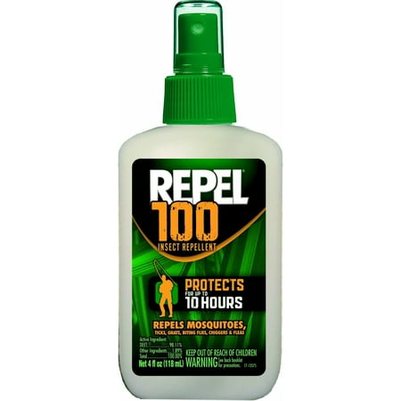 Repel 100 Insect Repellent Pump Spray Bottle, 4-Ounces