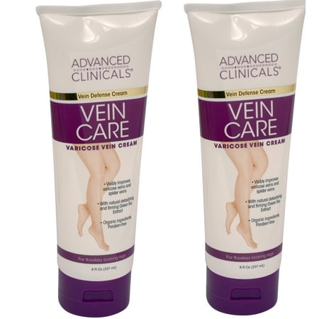 Advanced Clinicals Vein Care- Eliminate the Appearance of Varicose Veins. Spider Veins. Guaranteed Results! (Two - (Best Way To Treat Spider Veins)