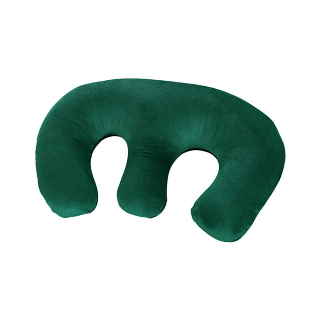 Almohada de pecho Salvador Almohada de apoyo portátil y cómoda con cremallera Cojín de para el pecho almohada hueca para viajar Verde