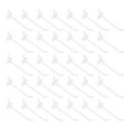 thumbnail image 1 of Raindrops 50Pcs Clear Hooks for Pegboard Versatile Organizer for Showrooms and Workshops, 1 of 8