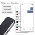 thumbnail image 2 of Two Way Voice Photo Translator, Bluetooth 4.2 Real Time Translation Device, 70 Languages Ultra Thin Pocket Translator, 2 of 5