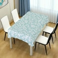 thumbnail image 6 of SKYSONIC 60"x120" Square Tablecloth with Seamless Pattern with Leaf Prints, Anti-Wrinkle and Smooth Table Cloth for Kitchen/Home Party Decoration, 6 of 7